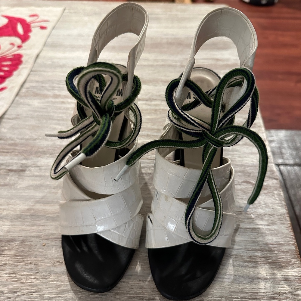 Msgm Colorblock Pattern Sandals - Size 38 - image 4